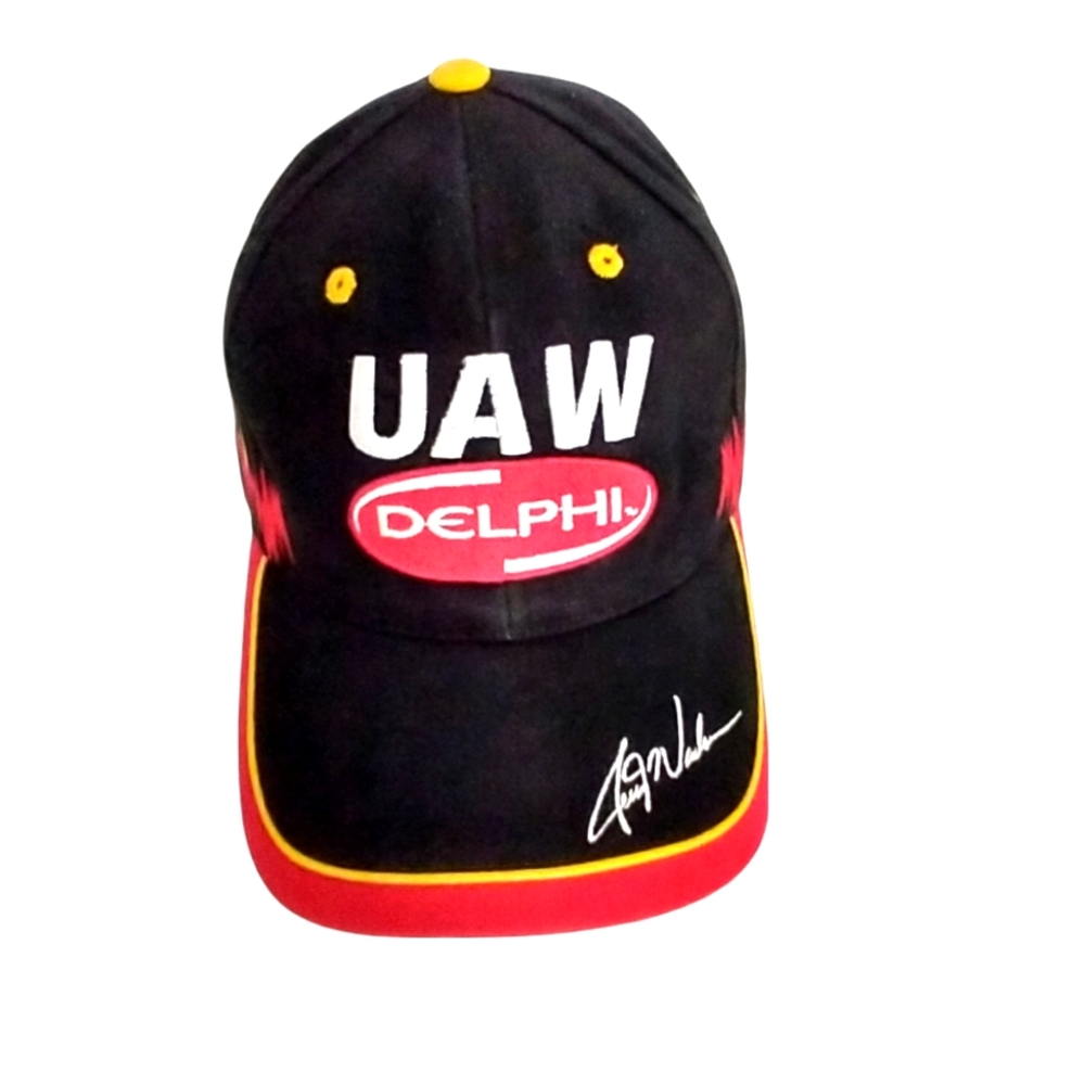2002 #25 Jerry Nadeau UAW DELPHI NASCAR Adjustable Hat